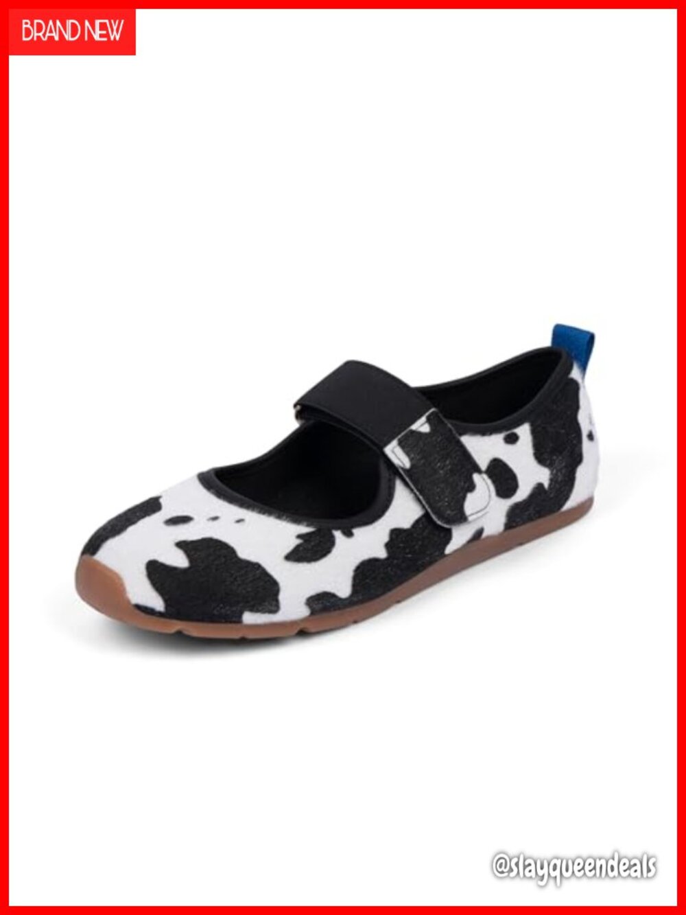 Women's Mary Jane Sneakers Lightweight Hook & Loop Slip-On Flats